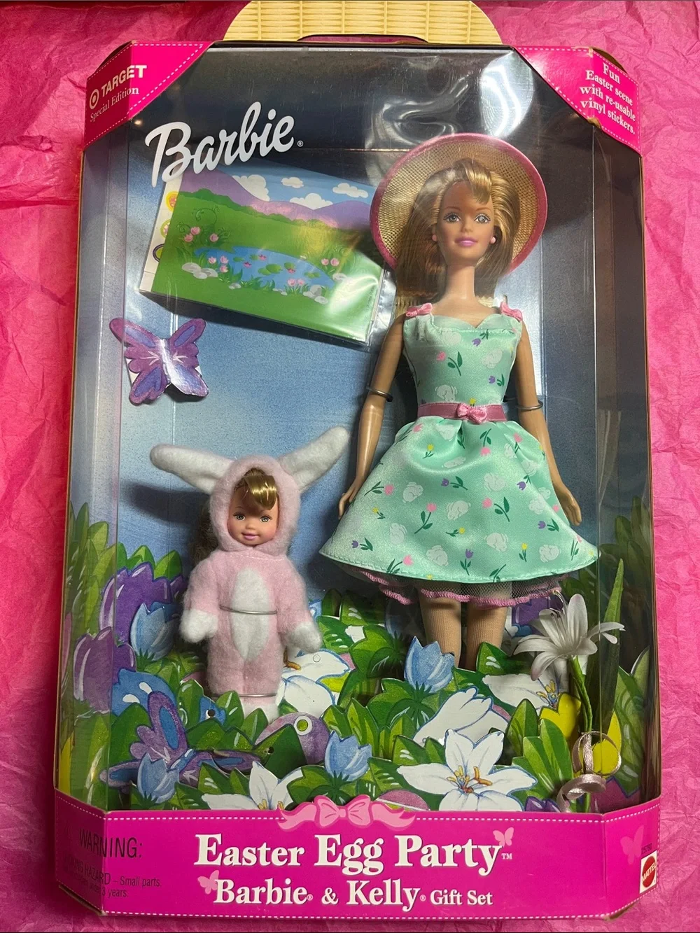 1999 Easter Egg Party Barbie & Kelly Gift Set (Target Special Edition) NRFB